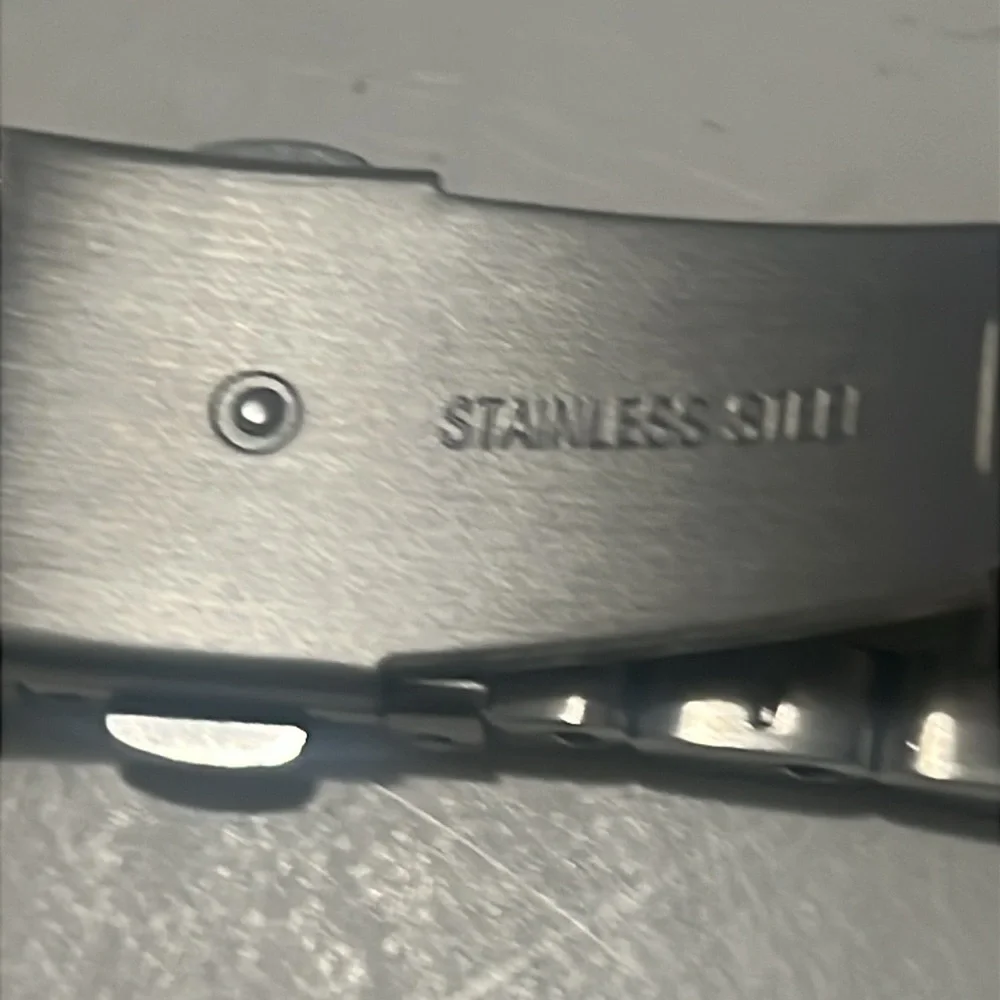 Stainless steel Silver Metal Watch‎ Chainlink Band nwot